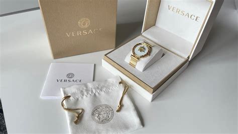 versace palazzo empire greca|Versace Watch Unboxing, new 2021 Versace Palazzo Empire .